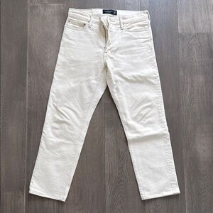 Men’s Cream Denim Jeans Abercrombie